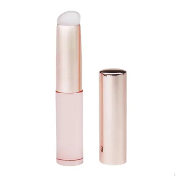 Flexible Lip Brush for Lipstick Application with Protective Case розовый