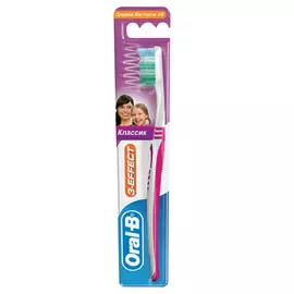 Зубная щетка Oral-B 3-Effect КЛАССИК, средней жесткости, 1 шт