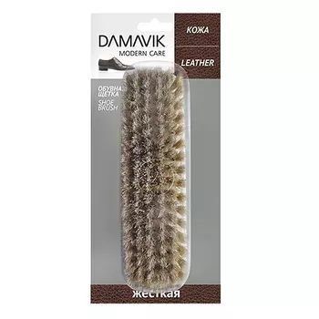 Щётка Damavik обувная из натурального ворса жесткая