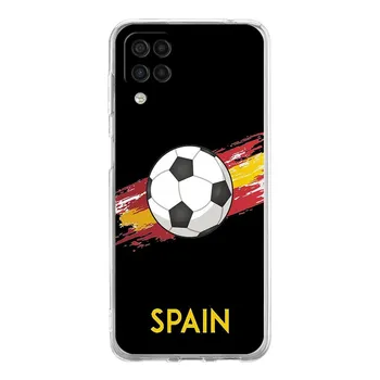 Прозрачный чехол для телефона Samsung Galaxy A13 A51 A71 A21S A12 A11 A31 A52 A41 A23 A53 A73 A32 5G A03S чехол футбол Марокко футбол Samsung A21s