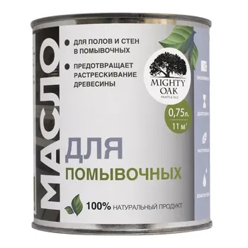 Масло для полов и стен в помывочных Mighty Oak 0.75 л