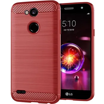 Силиконовый чехол для LG X5 2018 K10 Power, противоударный чехол из углеродного волокна для телефона LG X Power 2, LG X Power3, мягкие чехлы из ТПУ LG X5 2018 чёрный