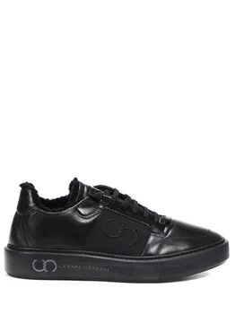 Кеды кожаные на меху CASADEI