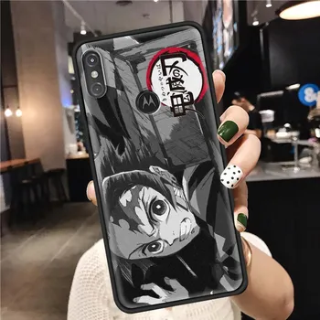 Чехол для Motorola Moto G9 Play One Fusion Plus G8 Power Lite, мягкий чехол Funda Hype G Stylus E6s E7, чехол для телефона Demon Slayer, аниме-капа Moto G Power