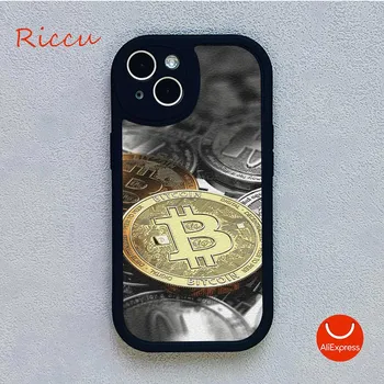 Забавный чехол для телефона Bitcoin money для iPhone 14 13 11 12 Pro MAX 13 12 MiNi 7 8 plus iPhone 13 pro XS XR Защитные чехлы из овчины 13 pro max