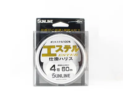 Sunline Ester Leader HG Clear 60 м № 4 16 фунтов 0,33 мм (6900) чистый