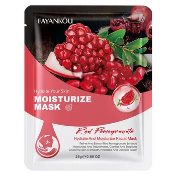 Увлажняющая маска для лица с цветочно-фруктовой эссенцией FAYANKOU Rose-10PCS