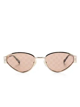 Солнцезащитные очки с мотивом GG Gucci Eyewear, золотой