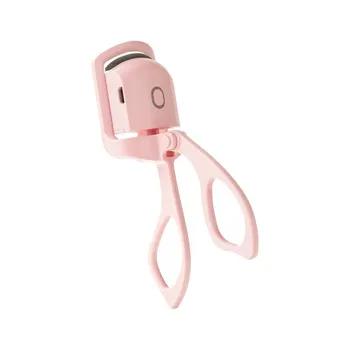 USB Rechargeable Electric Eyelash Curler - Portable Heated Lash Curling Tool Fast Heating Travel Size for Long Lasting Curls белый