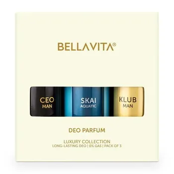 Набор парфюмированных дезодорантов (3 х 150 мл), CEO Man, Skai Aquatic & Klub Man Deo Parfum Set, Bella Vita