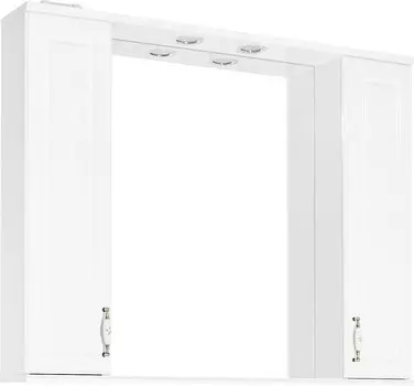 Зеркало-шкаф Style Line Олеандр-2 100/С Люкс, белый