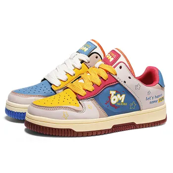 Кроссовки TALKING TOM Skateboarding Shoes Unisex Low-top, цвет Mismatched