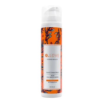 Восстанавливающая крем-маска для рук с облепихой G.Love Hand Cream Mask New Sea Buckthorn