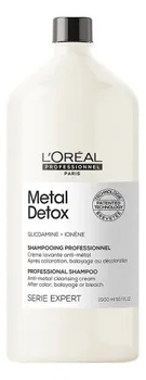 Очищающий крем-шампунь для волос Serie Expert Metal Detox Shampooing: Шампунь 1500мл