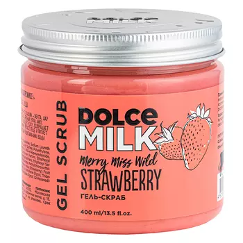 Гель-скраб для душа DOLCE MILK Клубничный компромисс 400 мл