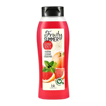 Гель для душа BELKOSMEX FRUITY SUMMER Солнечный грейпфрут и мята 500 мл