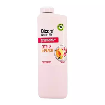 Гель для душа DICORA URBAN FIT Цитрусы и персик 750 мл