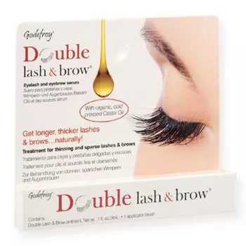 Cыворотка для бровей и ресниц GODEFROY DOUBLE LASH &amp; BROW укрепляющая