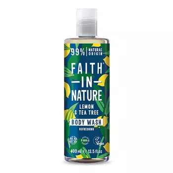 Гель для душа FAITH IN NATURE с экстрактом лимона и чайного дерева 400 мл