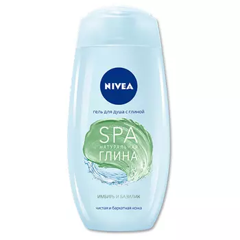 Гель для душа NIVEA SPA Натуральная Глина имбирь и базилик 250 мл