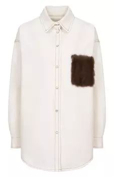Джинсовая рубашка Forte Dei Marmi Couture