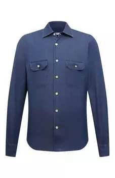 Джинсовая рубашка Kiton