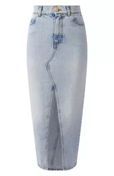 Джинсовая юбка Balmain