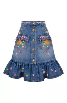 Джинсовая юбка Valentino