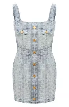Джинсовое платье Balmain