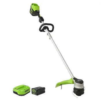 Триммер аккумуляторный GreenWorks 2108307UB 60 В 1x4 Ач АКБ и ЗУ входит в комплект