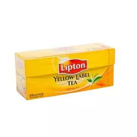 Чай черный Lipton "Yellow Label" 25х2 г Россия