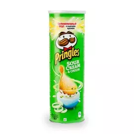 Чипсы картофельные Pringles со сметаной и луком 165 г Польша