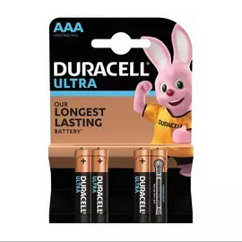 Батарейка UltraPower AAA/LR03, Duracell, 4 шт., Бельгия