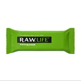 Батончик фруктово-ореховый R.A.W.Life Макадамия 47г Россия