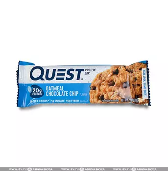 Батончик протеиновый Quest Bar Овсяное печенье-Шоколад 60 г США