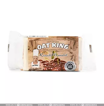Батончик «Вишня с миндалем», Oat King, 95 г, Германия