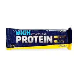 Батончик VPLab Nutrition High Protein Fitness Bar банан, 50 г Великобритания
