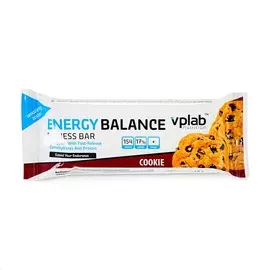 Батончик VPLab Nutrition Энерджи Бэланс Фитнес Бар Печенье, 35 г Великобритания