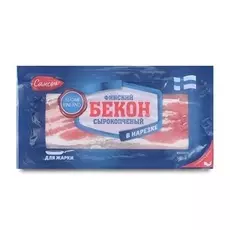 Бекон свиной Финский сырокопченый Самсон 140г Россия