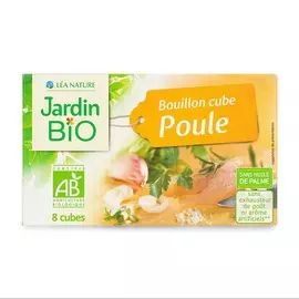 Бульон куриный БИО, Les Jardins Biologiques, 80 г, Франция