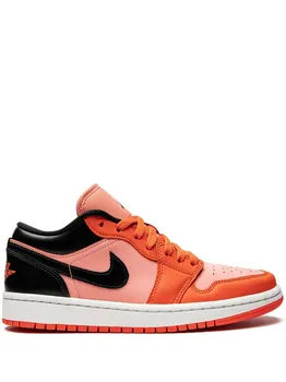 Кроссовки Jordan 1 Low Orange/Black, оранжевый
