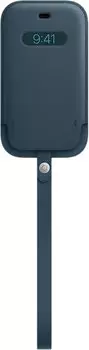 Чехол-конверт Apple MagSafe для iPhone 12 mini, кожа, «балтийский синий»