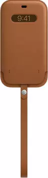 Чехол-конверт Apple MagSafe для iPhone 12 Pro Max, кожа, золотисто-коричневый
