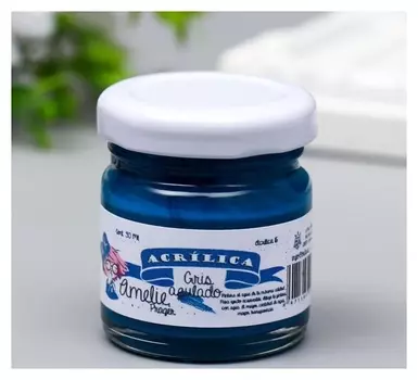 Акриловая краска Amelie серо-синий, 30 мл