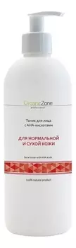 Тоник для нормальной и сухой кожи лица Facial Toner With AHA-Acids: Тоник 1000мл