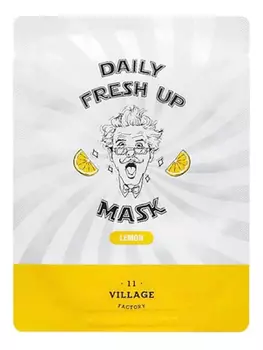 Тканевая маска для лица с экстрактом лимона Daily Fresh Up Mask Lemon 20г