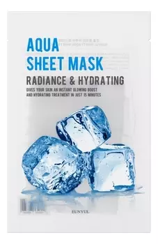 Тканевая маска для лица с гиалуроновой кислотой Purity Aqua Sheet Mask 22мл: Маска 1шт