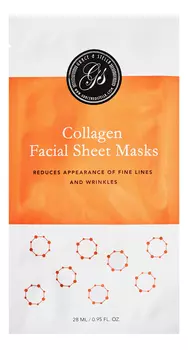 Тканевая маска для лица с коллагеном Collagen Facial Sheet Masks 6шт