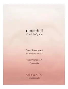 Тканевая маска для лица с коллагеном Moistfull Collagen Deep Sheet Mask 37мл