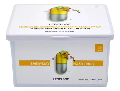 Тканевая маска для лица с витаминами Dr. Capsule Vitamin Mask Pack 25мл: Маска 30шт